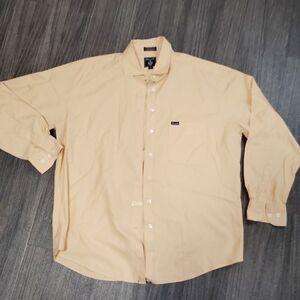 Faconnable Beige Button-Down Shirt